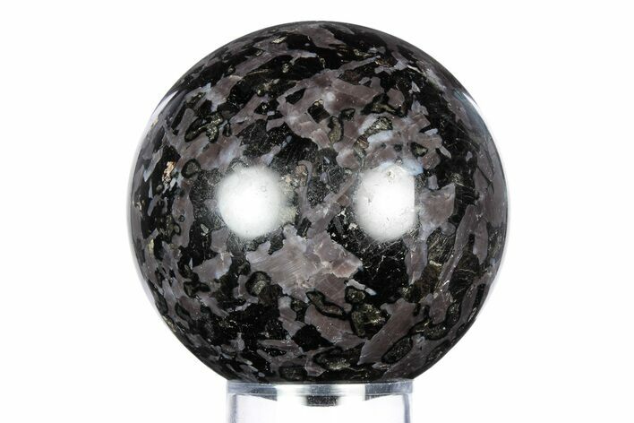 Polished, Indigo Gabbro Sphere - Madagascar #341838